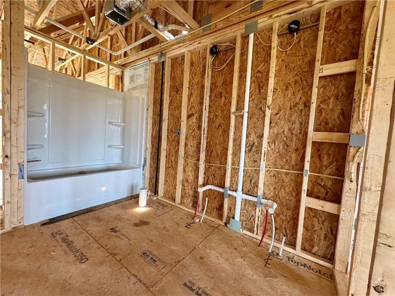 In-progress construction of a new home in Eastlyn Crossing, Flowery Branch, GA (Image 16). In-progress construction of a new home in Eastlyn Crossing, Flowery Branch, GA (Image 16).