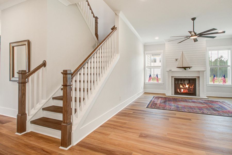 Spacious, unfurnished interior of a new home in Pamlico Terrace, Awendaw (Image 31).