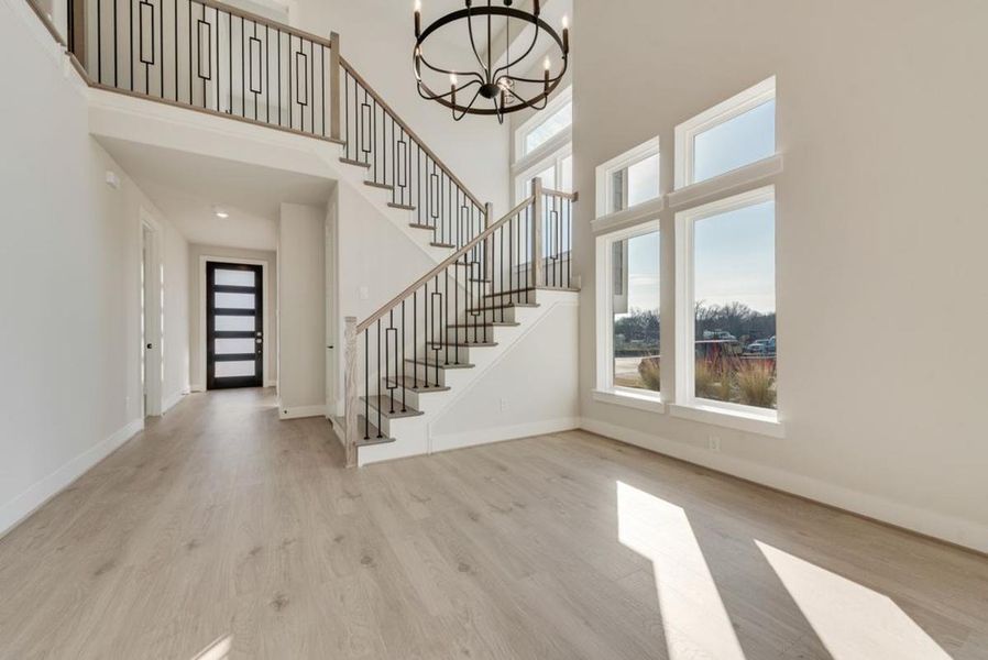 Spacious, unfurnished interior of a new home in Trails at Cottonwood Creek, Rowlett (Image 18). Spacious, unfurnished interior of a new home in Trails at Cottonwood Creek, Rowlett (Image 18).