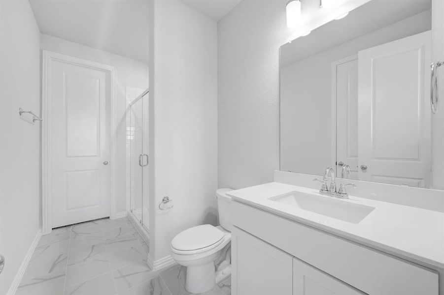 Furnished interior view inside a new home in Lilyana, Celina (Image 12).