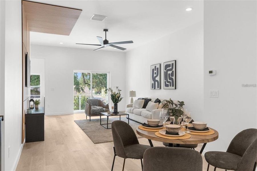 Furnished interior view inside a new home in , Tampa (Image 13).