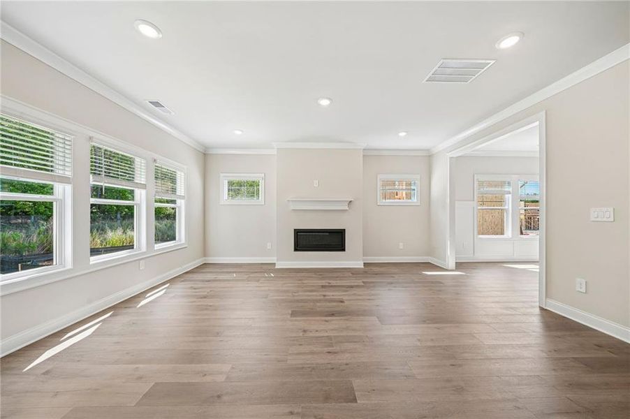Spacious, unfurnished interior of a new home in Vines at Mill Creek - Legacy Series, Braselton (Image 21). Spacious, unfurnished interior of a new home in Vines at Mill Creek - Legacy Series, Braselton (Image 21).