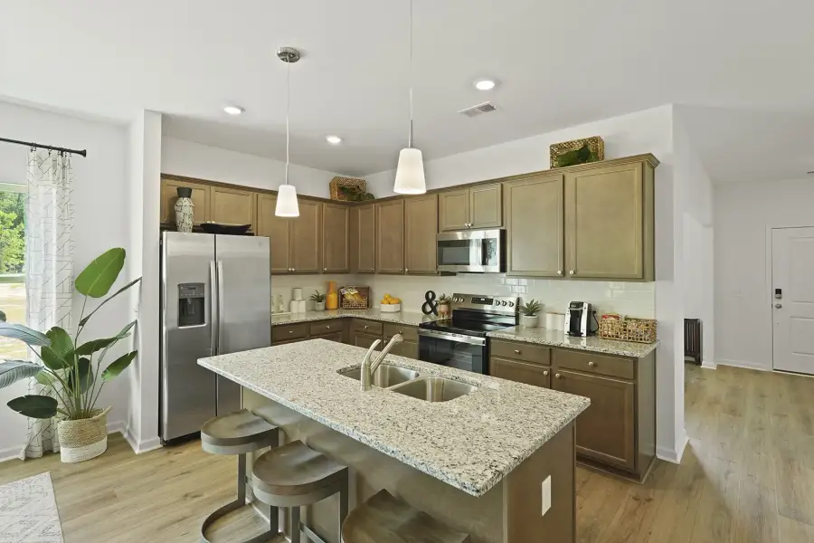 Representative furnished interior of a home built from the Pickens - Genesis Value Collection by Mungo Homes in Fairfield Place East and West, Chesnee (Image 3).