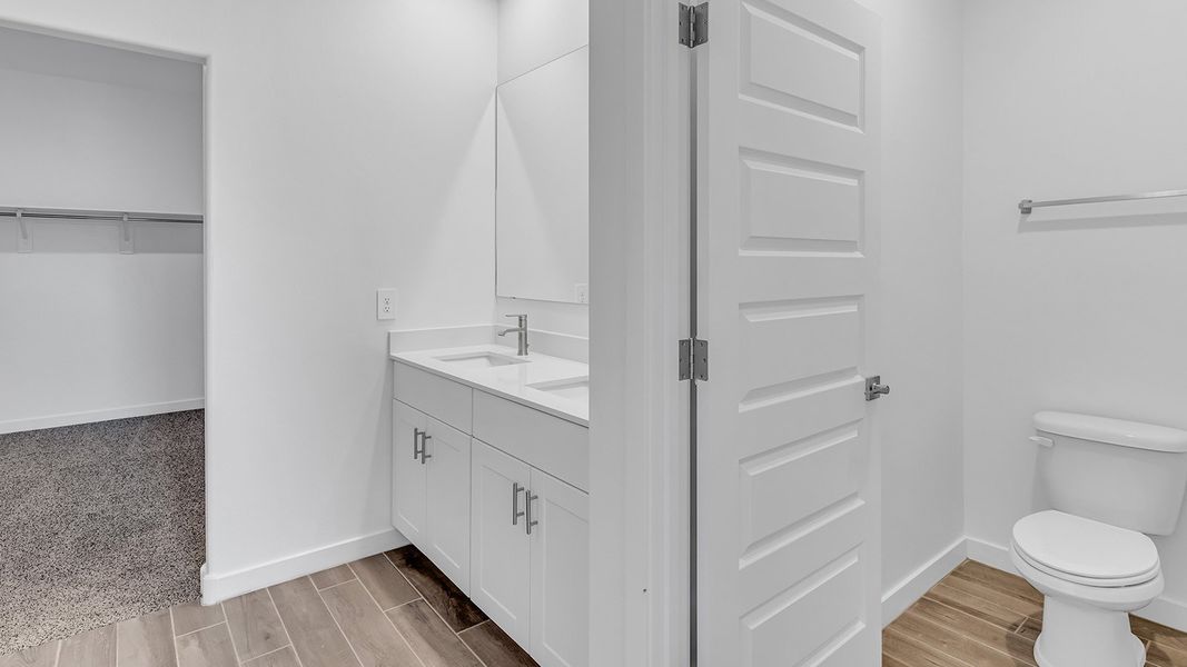 Furnished interior view inside a new home in The Oasis at Rocking K, Vail (Image 15).