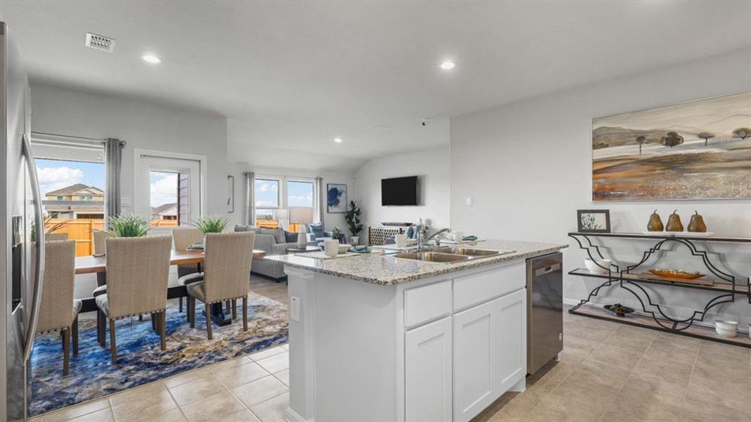 Furnished interior view inside a new home in Rosewood at Beltmill, Fort Worth (Image 22). Furnished interior view inside a new home in Rosewood at Beltmill, Fort Worth (Image 22).