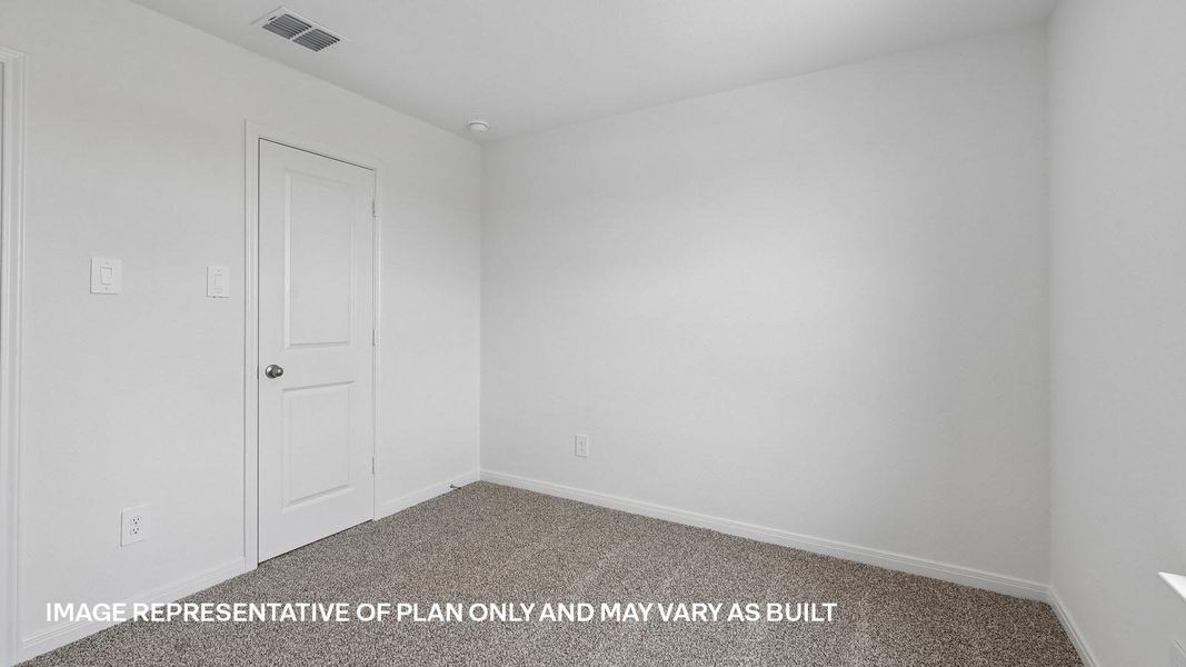 Representative unfurnished interior of a home built from the The Mitchell by D.R. Horton in Briarwood, Elgin (Image 37).