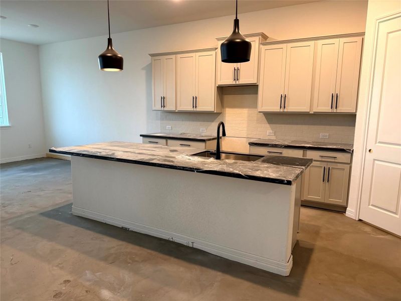 Construction progress - kitchen