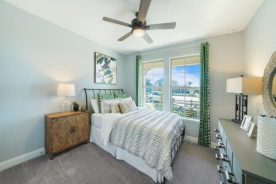 Furnished interior view inside a new home in Bridgeland, Cypress (Image 7).