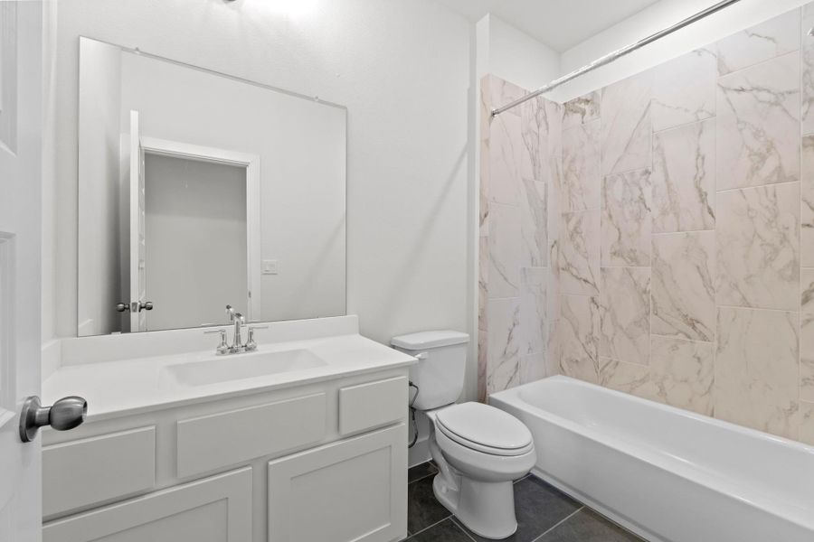 Furnished interior view inside a new home in Lariat, Liberty Hill (Image 14).