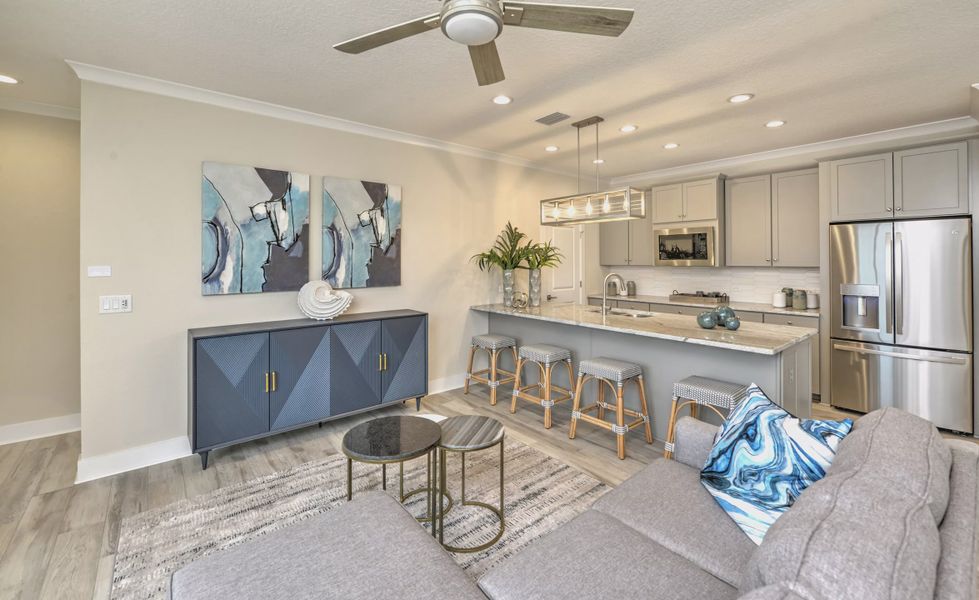 Furnished interior view inside a new home in Seven Pines, Jacksonville (Image 34).