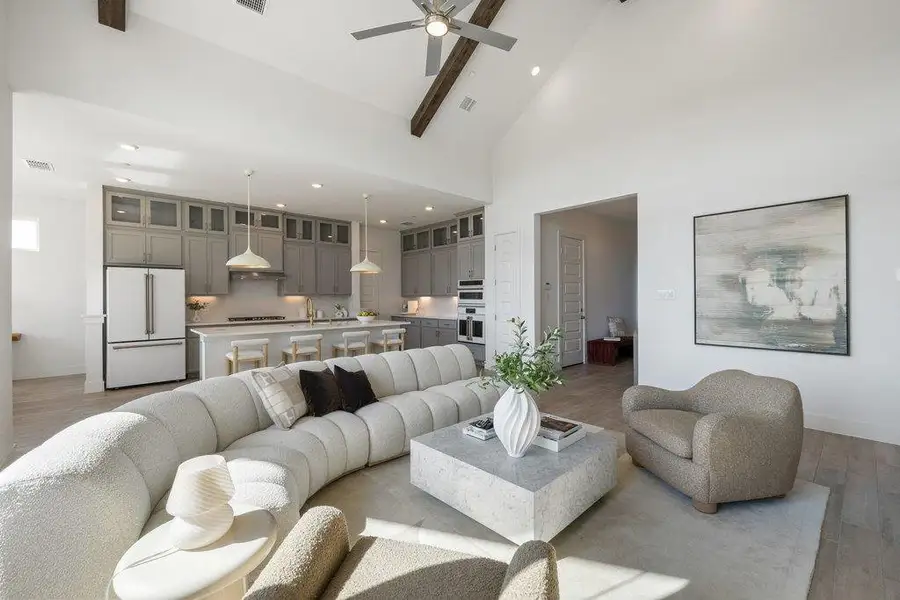 Furnished interior view inside a new home in Sweetwater, Austin (Image 10).