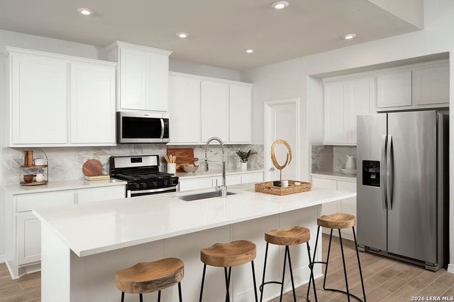 Furnished interior view inside a new home in The Parklands, Schertz (Image 8).