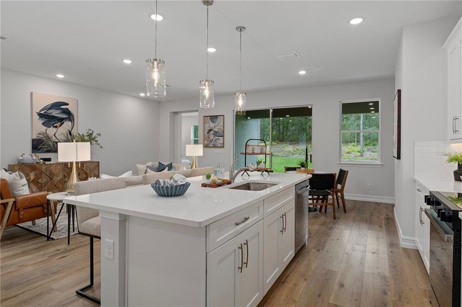 Furnished interior view inside a new home in Pine Ridge Estates, Beverly Hills (Image 9).