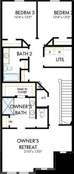 2D floor plan layout of this home in Palmeras at Crossprairie – The Palms Collection, St. Cloud, FL (Image 2). 2D floor plan layout of this home in Palmeras at Crossprairie – The Palms Collection, St. Cloud, FL (Image 2).