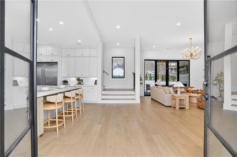 Furnished interior view inside a new home in , Hoschton (Image 14).