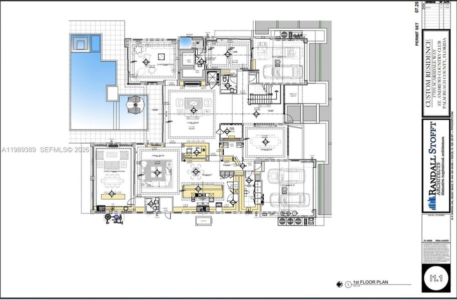 2D floor plan layout of this home in , Boca Raton, FL (Image 15).