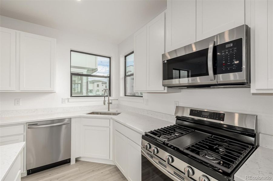 Furnished interior view inside a new home in , Denver (Image 15).
