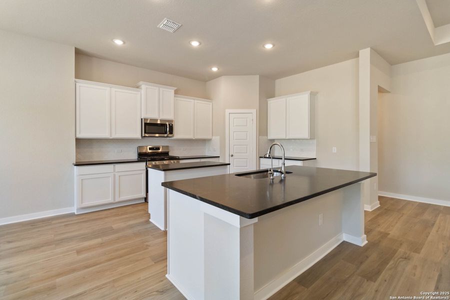 Furnished interior view inside a new home in Jordan's Ranch, San Antonio (Image 12). Furnished interior view inside a new home in Jordan's Ranch, San Antonio (Image 12).