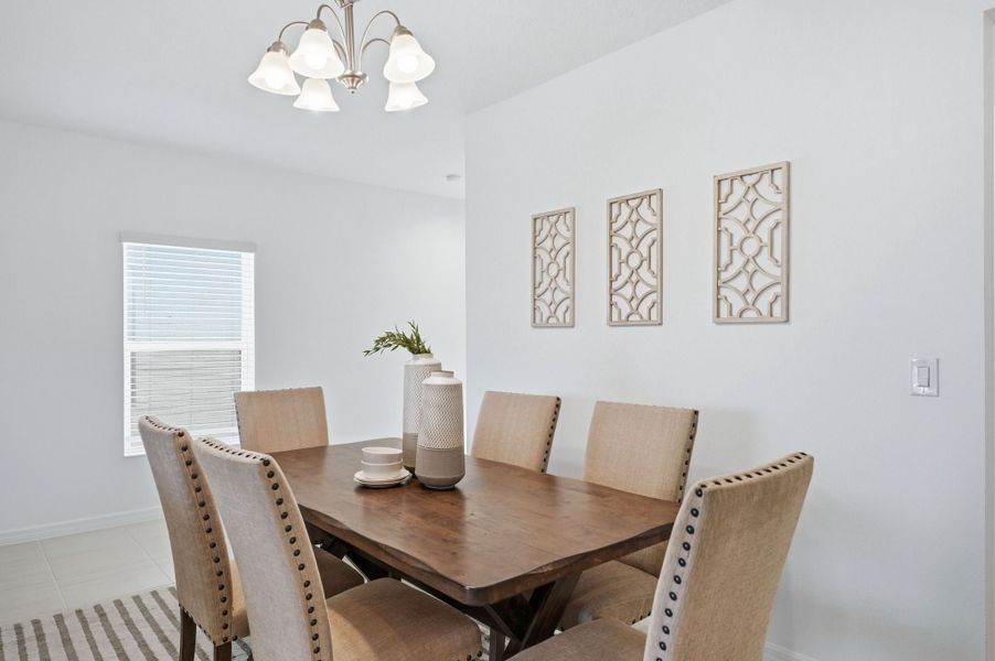Furnished interior view inside a new home in Preservation Pointe, Davenport (Image 7).