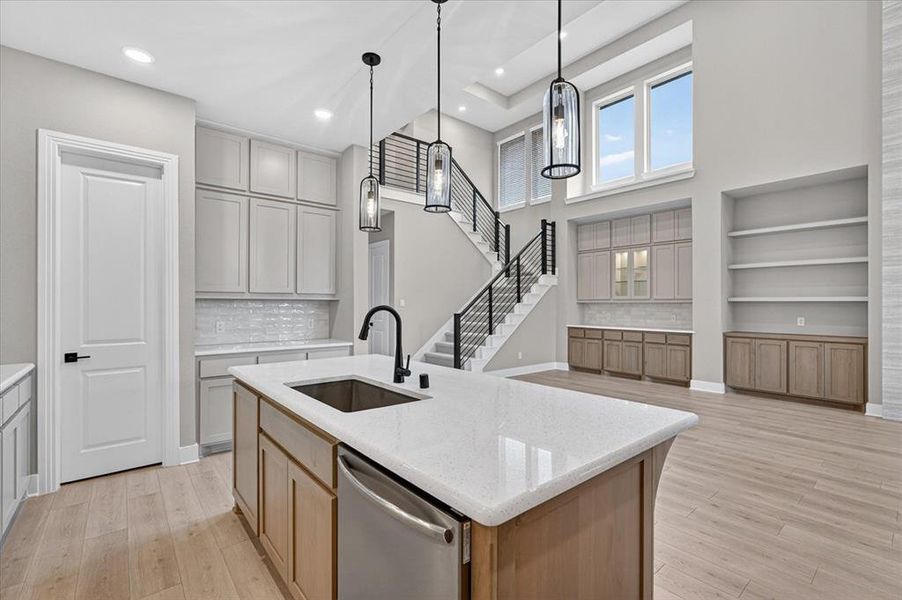Furnished interior view inside a new home in Cambridge Crossing, Celina (Image 4).