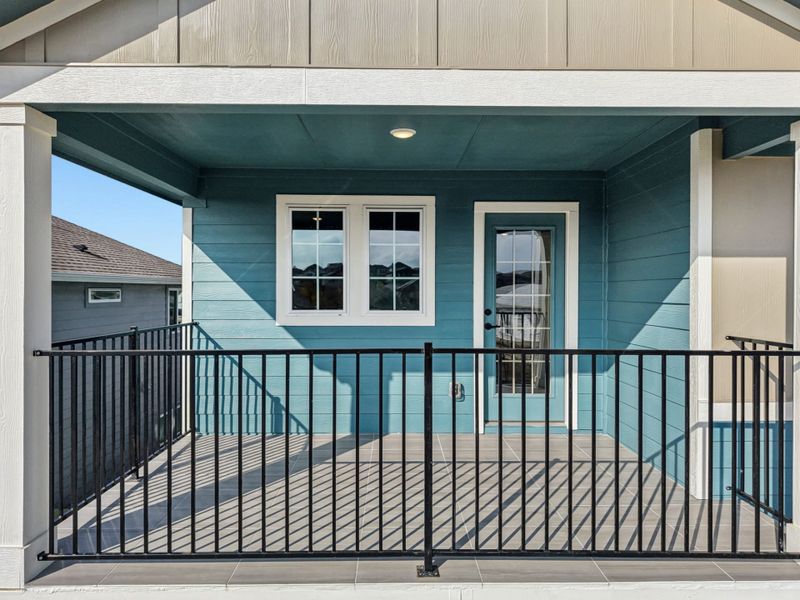 Exterior details and patio area of a home in Whisper Valley, Manor (Image 23). Exterior details and patio area of a home in Whisper Valley, Manor (Image 23).