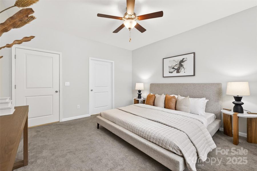 Furnished interior view inside a new home in Villas at Sherrills Ford, Terrell (Image 16).