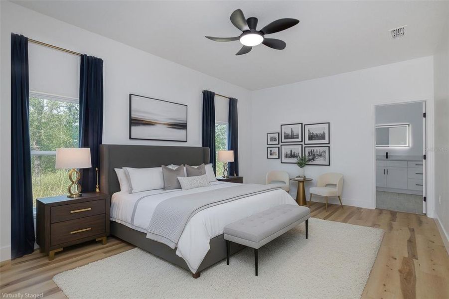 Furnished interior view inside a new home in , Weeki Wachee (Image 9).