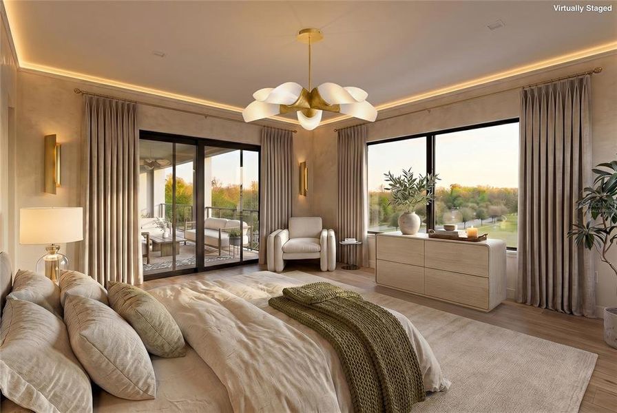Furnished interior view inside a new home in , Davenport (Image 13).