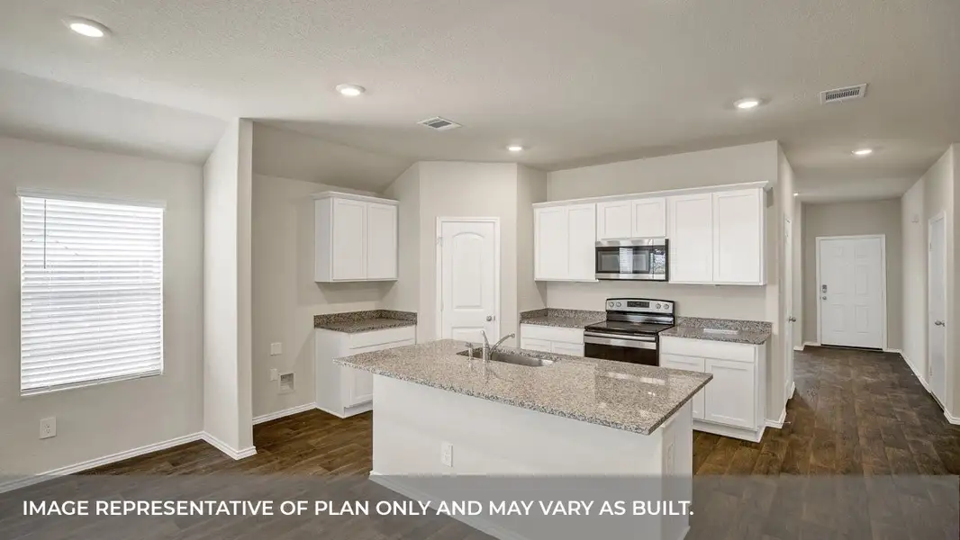 Furnished interior view inside a new home in Navarro Fields, Seguin (Image 4). Furnished interior view inside a new home in Navarro Fields, Seguin (Image 4).