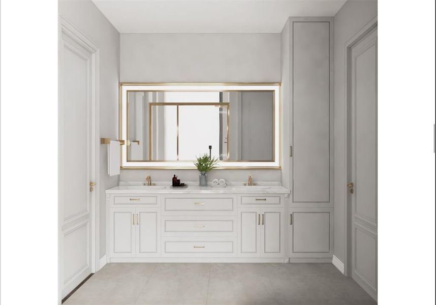 Furnished interior view inside a new home in , Frisco (Image 7).