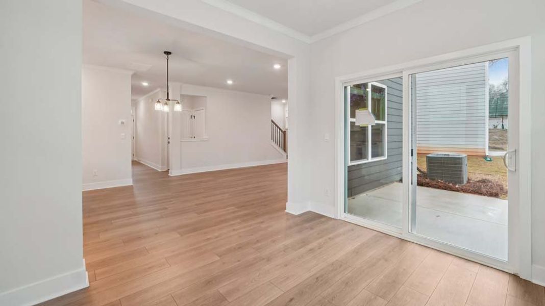 Spacious, unfurnished interior of a new home in Oak Grove Hill, Huntersville (Image 18). Spacious, unfurnished interior of a new home in Oak Grove Hill, Huntersville (Image 18).