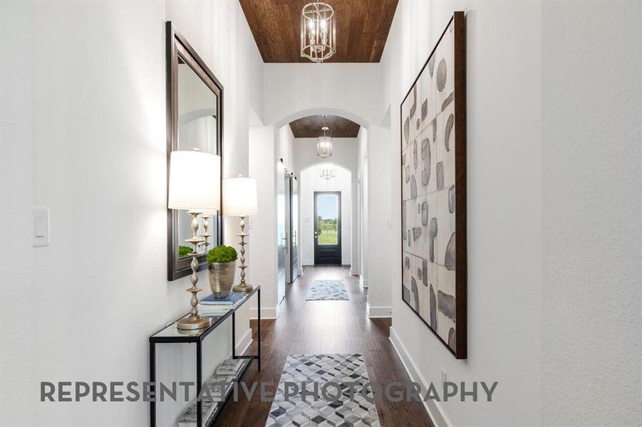 Furnished interior view inside a new home in Tavolo Park, Fort Worth (Image 38).