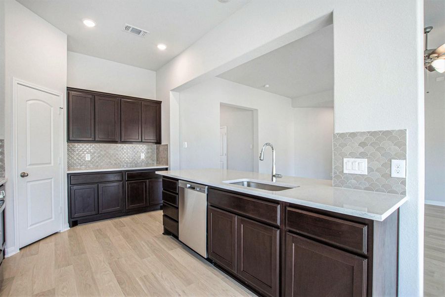 Furnished interior view inside a new home in , Bay City (Image 10).