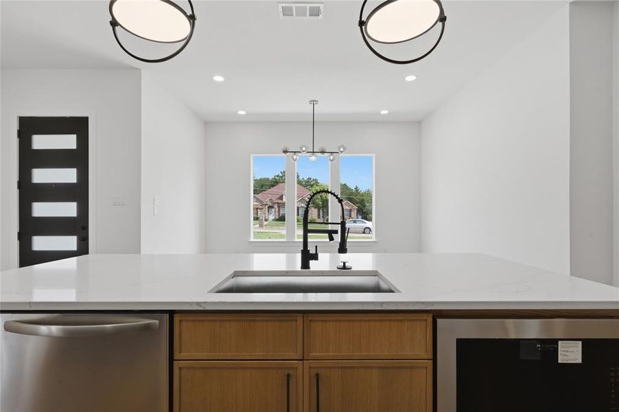Furnished interior view inside a new home in , Dallas (Image 10). Furnished interior view inside a new home in , Dallas (Image 10).