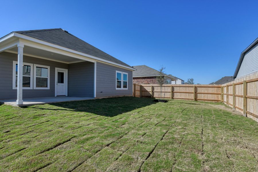 Representative exterior photo of a completed home built from the Brodie by Ashton Woods in Enclave at Hennersby Hollow 50's, San Antonio, TX (Image 6). Representative exterior photo of a completed home built from the Brodie by Ashton Woods in Enclave at Hennersby Hollow 50's, San Antonio, TX (Image 6).
