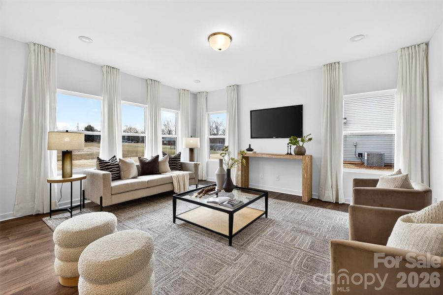 Furnished interior view inside a new home in Morrow Brook, Albemarle (Image 12).