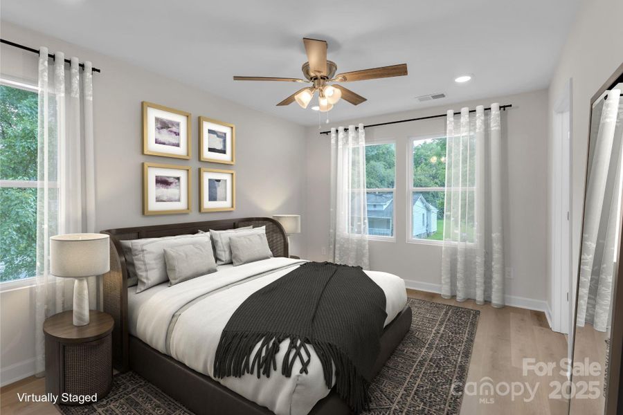 Furnished interior view inside a new home in , Statesville (Image 11).