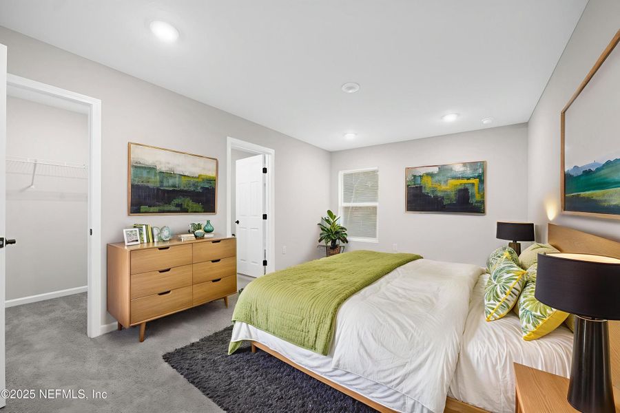 Furnished interior view inside a new home in , Jacksonville (Image 10).