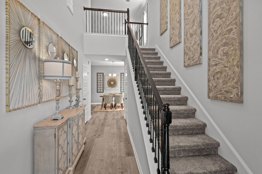 The Sparrow II- Foyer. Sample image for illustration; upgrades, options, and colors may vary. The Sparrow II- Foyer. Sample image for illustration; upgrades, options, and colors may vary.