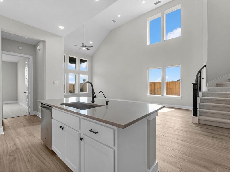 Furnished interior view inside a new home in Pecan Ridge, Fulshear (Image 8).