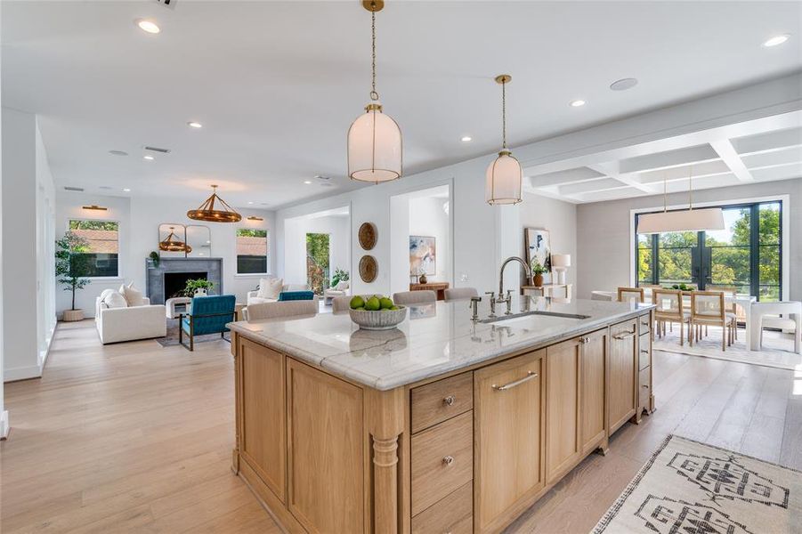 Furnished interior view inside a new home in , Dallas (Image 14).