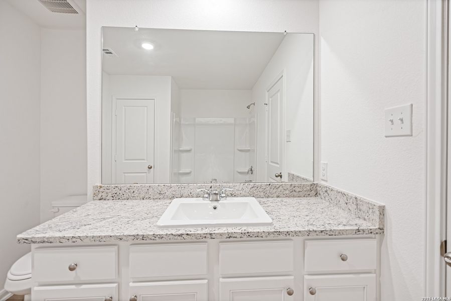 Furnished interior view inside a new home in Luckey Ranch, San Antonio (Image 7).