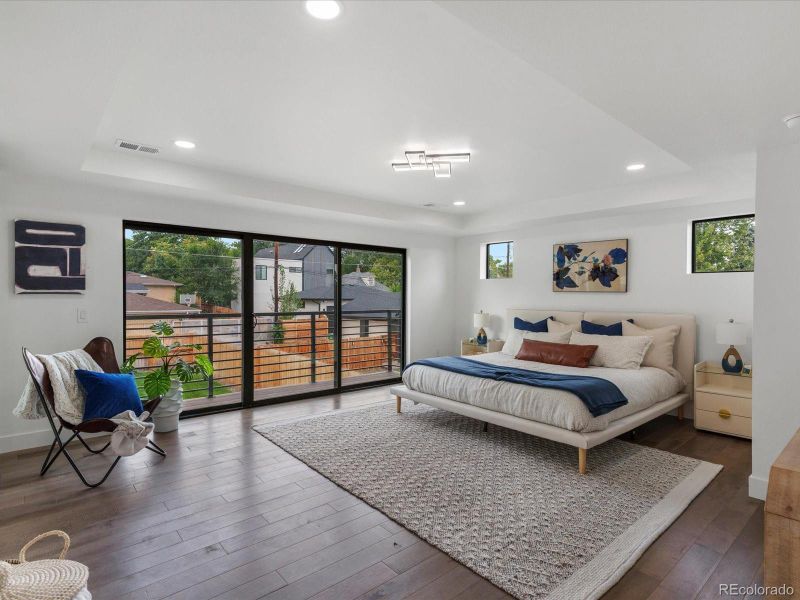 Furnished interior view inside a new home in , Denver (Image 18).