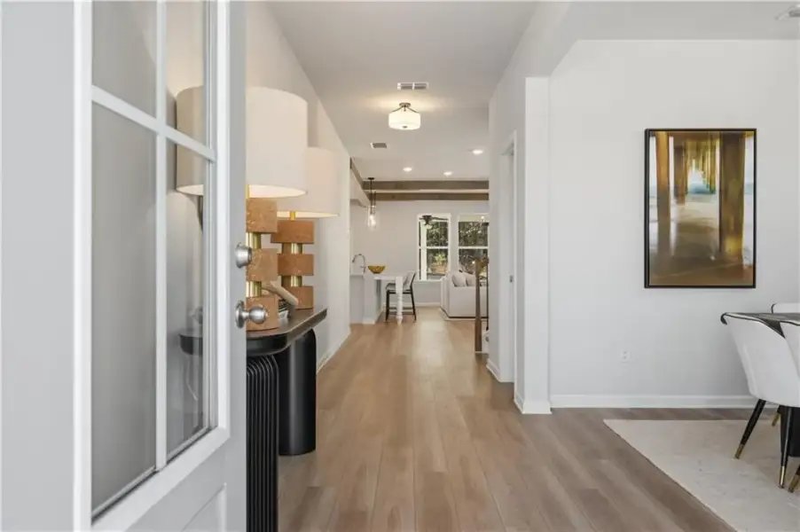 Furnished interior view inside a new home in Everson Pointe, Snellville (Image 14).