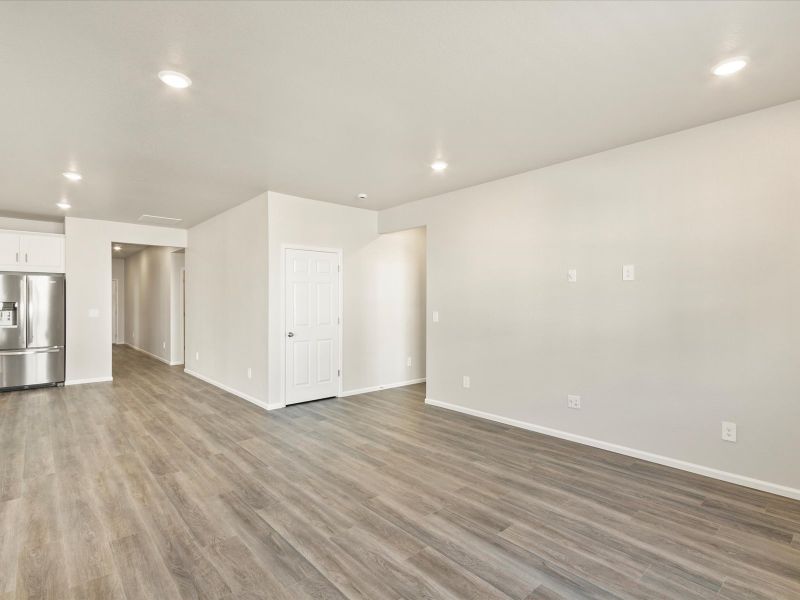 The Cherry Creek floorplan interior image taken at a Meritage Homes community in Northern Colorado.