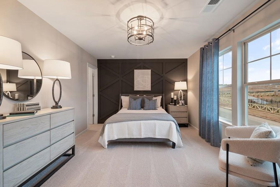 Furnished interior view inside a new home in Chapel Hill, Newnan (Image 10).