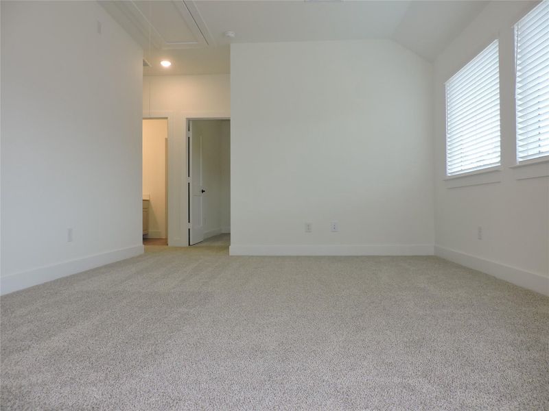 At the landing your greeted with a large second area living space, play room, game room.