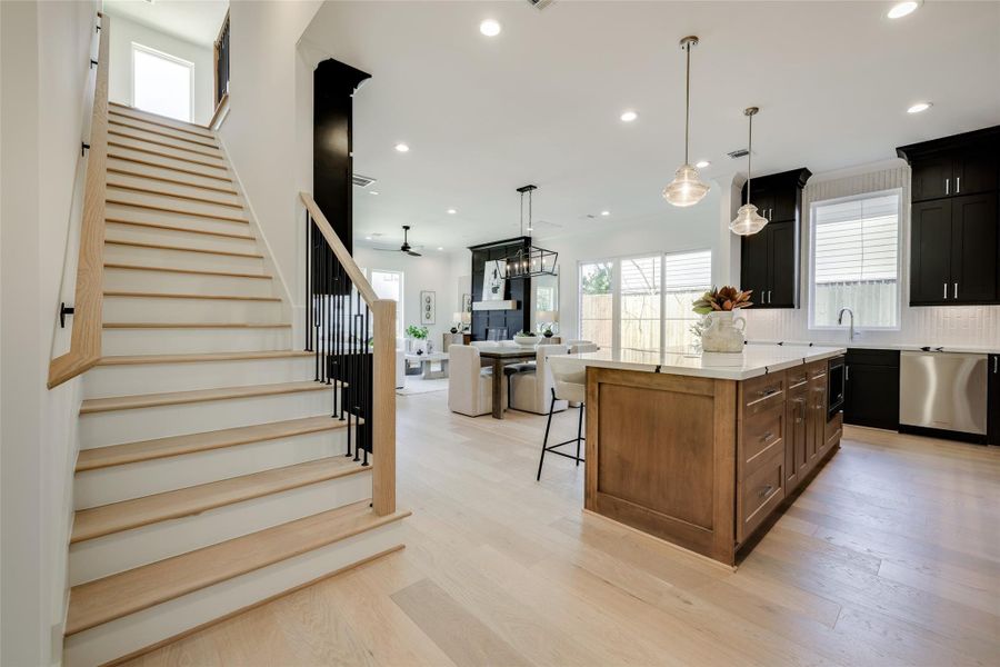 Furnished interior view inside a new home in , Houston (Image 32).