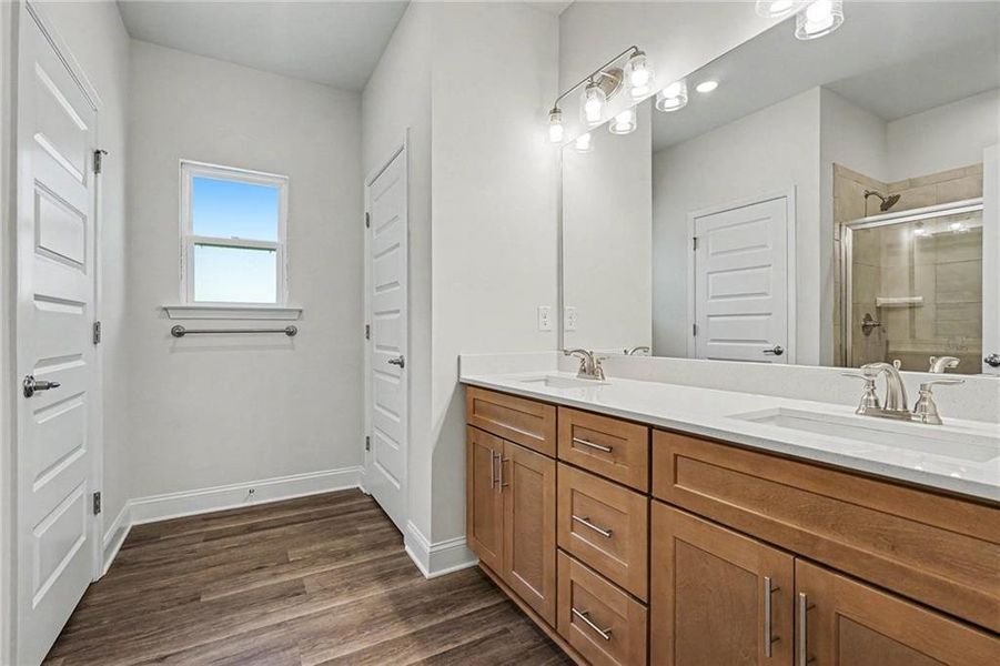 Furnished interior view inside a new home in The Fields of Walnut Creek, Pendergrass (Image 10). Furnished interior view inside a new home in The Fields of Walnut Creek, Pendergrass (Image 10).