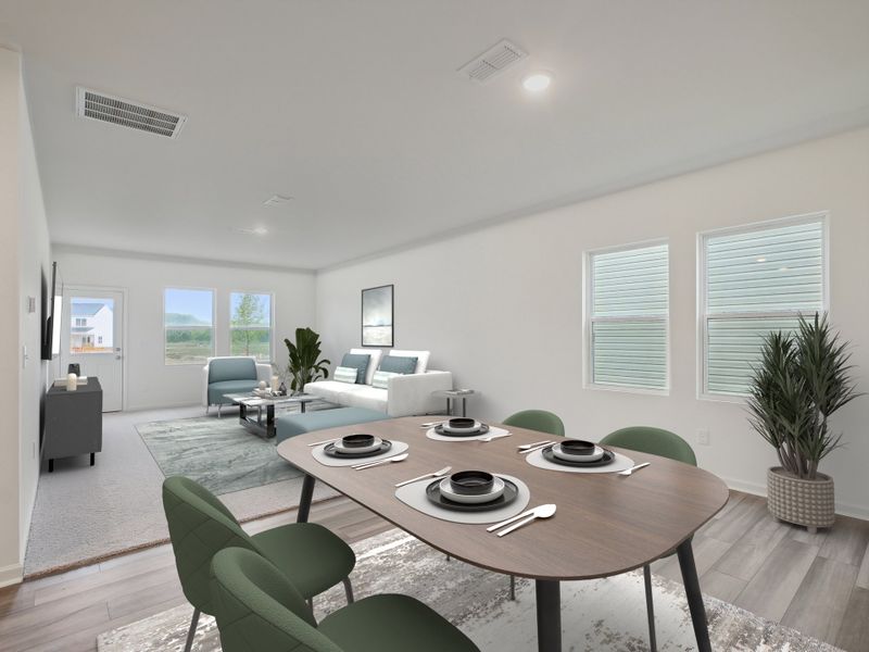 Representative furnished interior of a home built from the Apollo by Starlight Homes in The Point, Rolesville (Image 9).